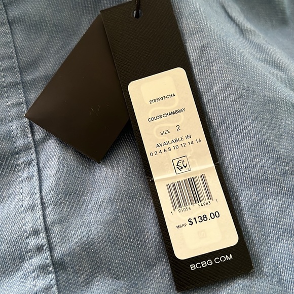 High waisted Chambray shorts - Picture 3 of 3